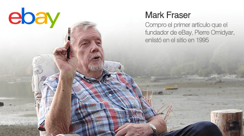 Mark Fraser el primer comprador en Ebay