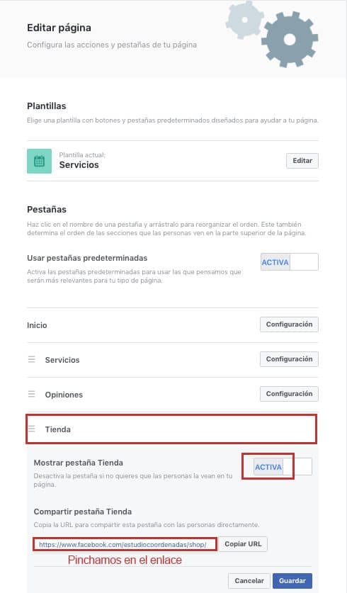 Paso 2 Facebook