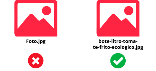El nombre correcto del archivo 