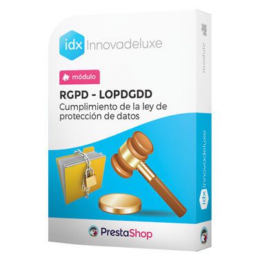  Módulo para cumplir la Ley de Protección de Datos (RGPD) en PrestaShop