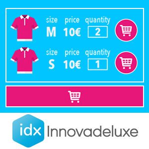 Módulo configurador de combinaciones (en modo tabla, bloques o acordeón)