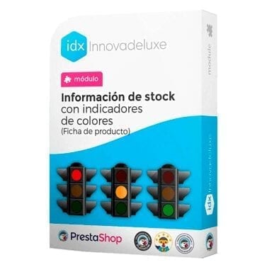 Módulo para añadir a cada producto un indicador visual del nivel de stock disponible