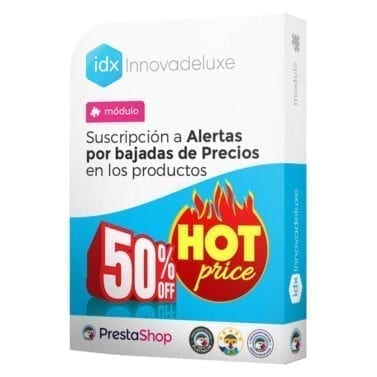 Módulo de alertas por bajas de precios
