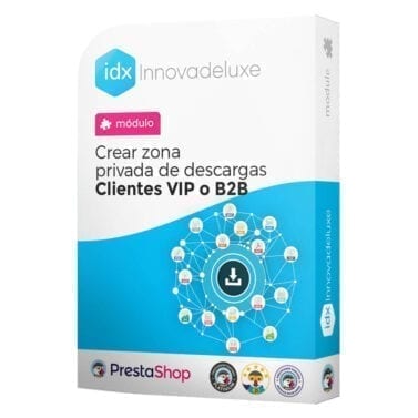 Módulo para tener una zona privada de descargas para clientes B2B o VIP