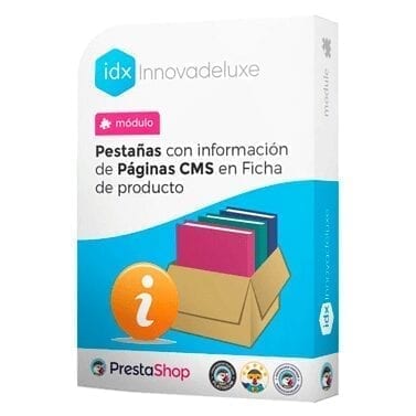 Módulo para crear nuevas pestañas en la ficha de producto con información de páginas CMS