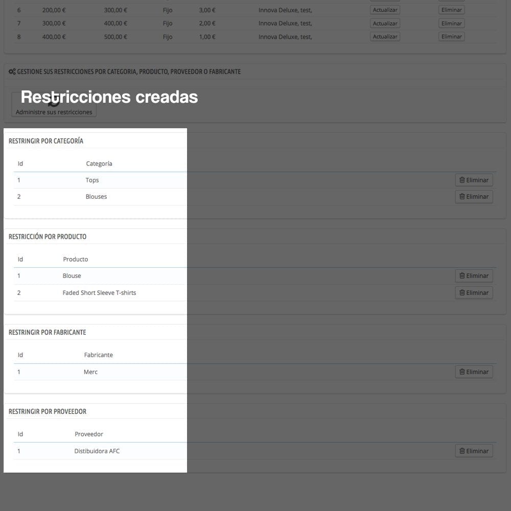 Módulo de Pago ContraReembolso con recargo y limitaciones Prestashop