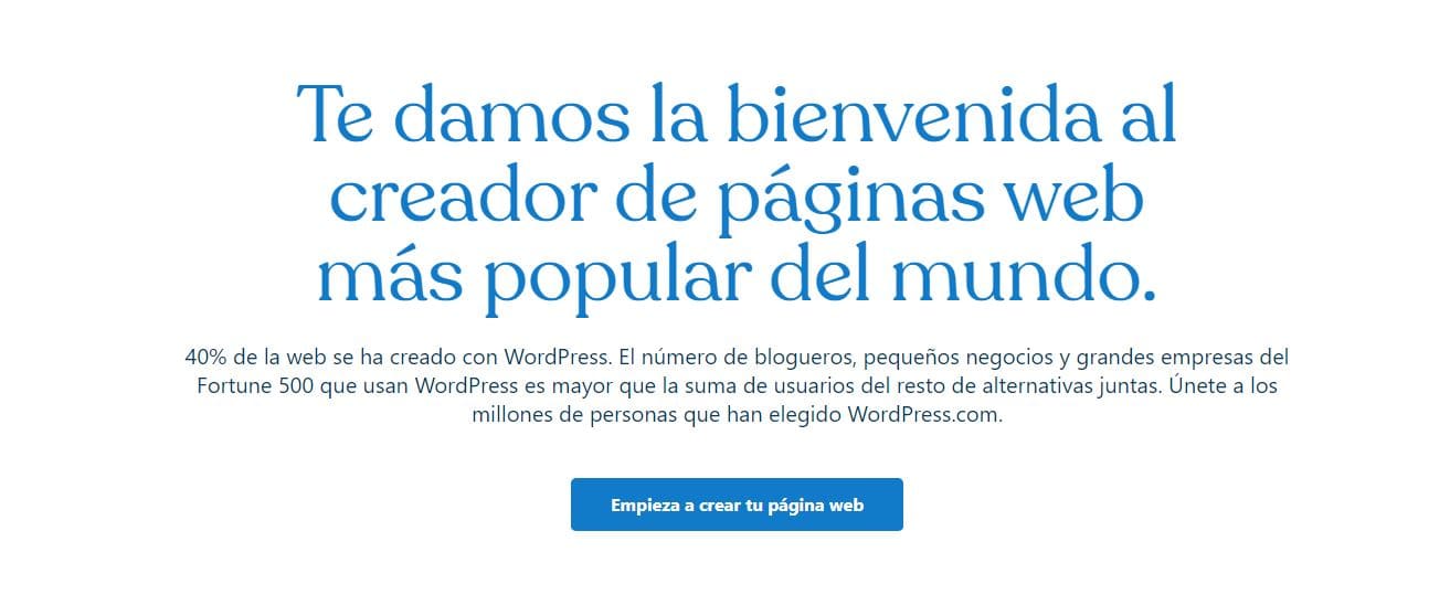 empieza a crear tu página web