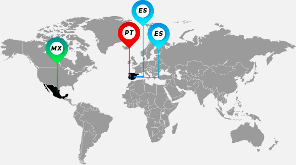 Mapa oficinas Innovadeluxe