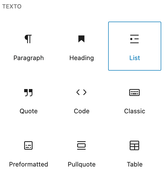 Bloques de gutenberg para wordpress
