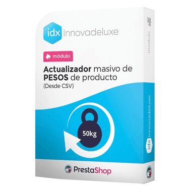 Módulo para actualización masiva de los pesos de los productos