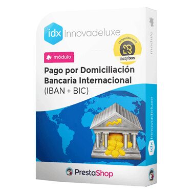 Módulo Pago por domiciliación bancaria internacional