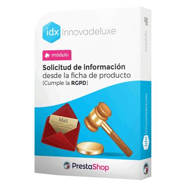 Módulo para formulario de consultas en ficha de producto (cumple RGPD)