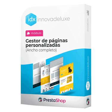 Módulo Gestor de páginas de personalizadas a ancho completo