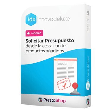 Módulo Solicitud de presupuestos desde la cesta