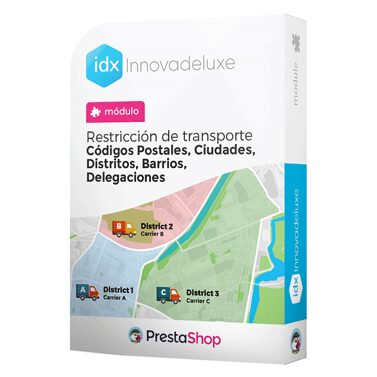 Módulo para restricciones de transportistas por códigos postales, ciudades, distritos, barrios o delegaciones