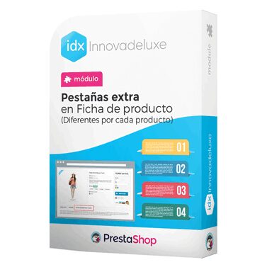 Módulo para añadir información extra en pestaña nueva en el producto