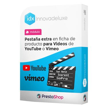 Módulo videos en pestaña de ficha de producto