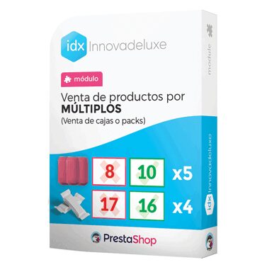 Módulo Venta de productos por cajas o packs (Múltiplos)